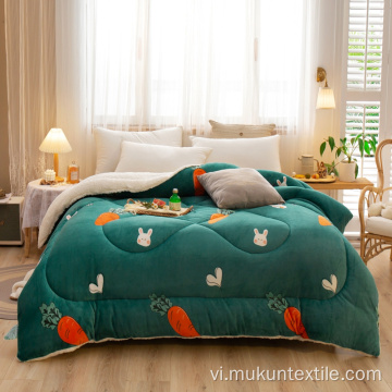 Polyester dày in chất lượng nhà máy quilt